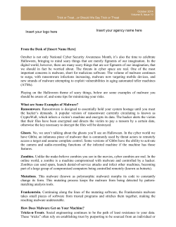 MS-ISAC Security Tips - Make Your List and Check it Twice - FS-ISAC