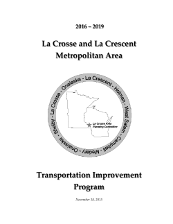 Organization of the LRTP [location in doc