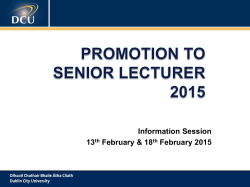 Core Academic Activities