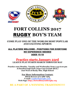 our recruiting flyer here! PLAY