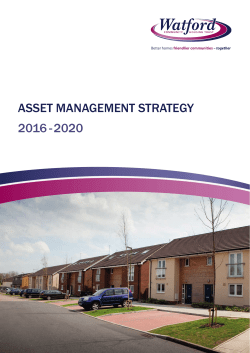 asset management strategy 2016 - 2020