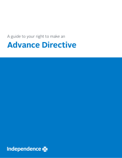 Advance Directive