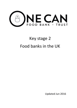 Key stage 2 Food banks in the UK