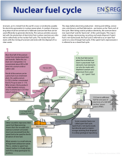 Nuclear fuel cycle description