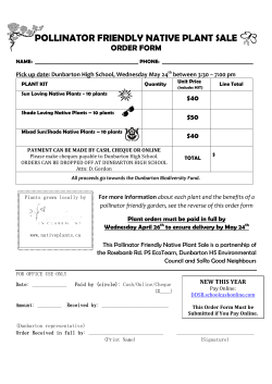 Dunbarton Plant Sale Order Form 2017 V5