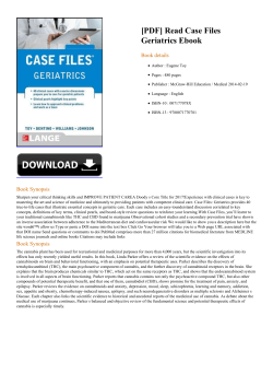 Read Case Files Geriatrics Ebook