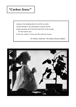 available here - The Carbon Sense Coalition