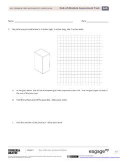 End-of-Module Assessment