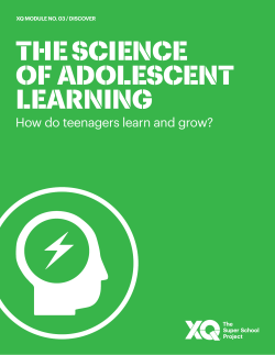 The Science of Adolescent Learning