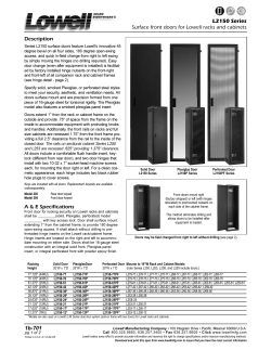 1b-701 L2150 Series Surface front doors for Lowell