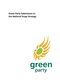 Green Party Submission to the National Drugs Strategy