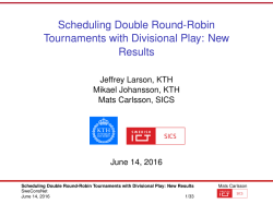 Scheduling Double Round-Robin Tournaments with Divisional Play