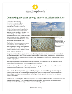 Converting the sun`s energy into clean