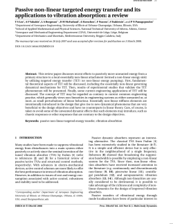 Passive non-linear targeted energy transfer and its applications to