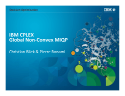IBM CPLEX Global Non