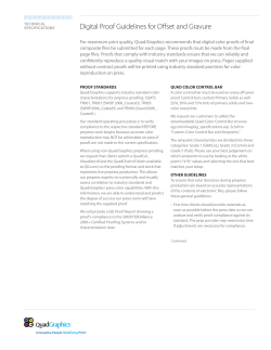 Digital Proof Guidelines for Offset and Gravure