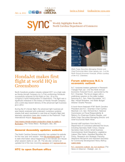 HondaJet makes first flight at world HQ in Greensboro