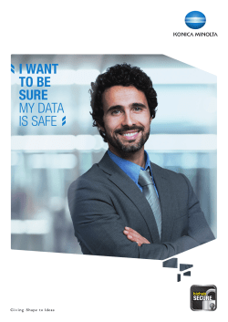 bizhub SECURE brochure, PDF - Security
