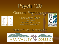 A Brief History of Psychology