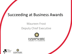 Business Awards The Award affect