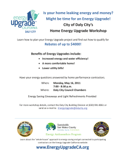 Might be time for an Energy Upgrade!