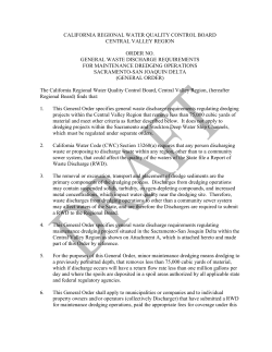 Example General Order Handout