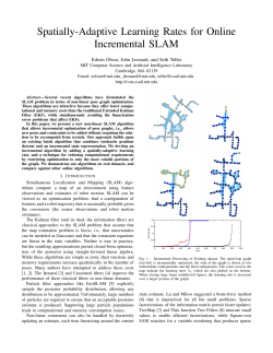 Spatially-Adaptive Learning Rates for Online Incremental SLAM