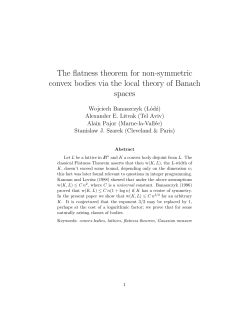The flatness theorem for non-symmetric convex bodies via the local