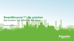 SmartStruxure&trade; Lite solution