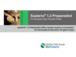 Ingredient for use in Heat Transfer Fluids with Incidental Food Contact