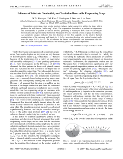 Influence of Substrate Conductivity on Circulation Reversal in