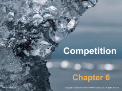 Competitive Firm - McGraw Hill Higher Education