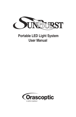 Portable LED Light System User Manual