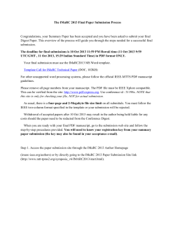 Please click here to the Final Paper Submission Instructions