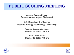 scoping presentation..