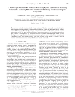 A New Graph Descriptor for Molecules Containing Cycles
