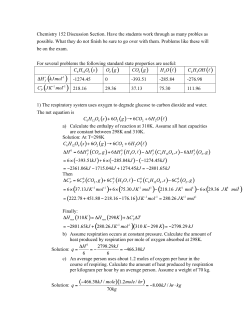 Chemistry 152 Discussion Section. Have the students