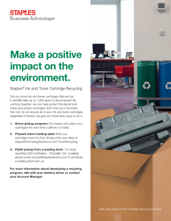 ink and toner recycling program