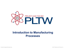 Activity 2.2.2 Manufacturing Processes