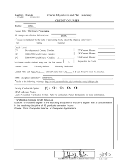 credit courses - Skills Commons