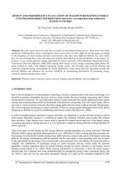 design and performance evaluation of maximum remaining energy