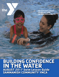 in the water - YMCA of Greater Seattle