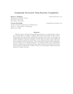 Graphically Structured Value-Function Compilation