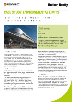 retro fit of energy efficiency lighting in 170 marks