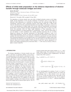 Effects of initial state preparation on the distance dependence of