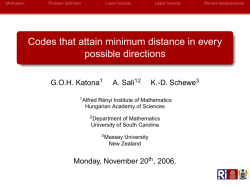 Codes that attain minimum distance in every possible