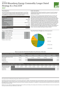 ETFS Bloomberg Energy Commodity Longer Dated Strategy K