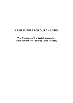 A FAIR FUTURE FOR OUR CHILDREN