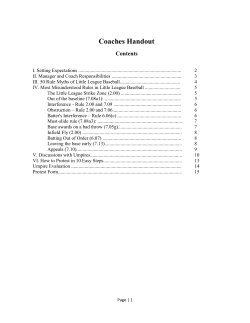 2006 COACHES HANDOUT