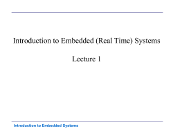 Introduction to Embedded Systems